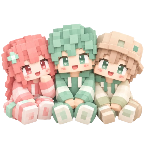マイクラキャラクターの子どもたち